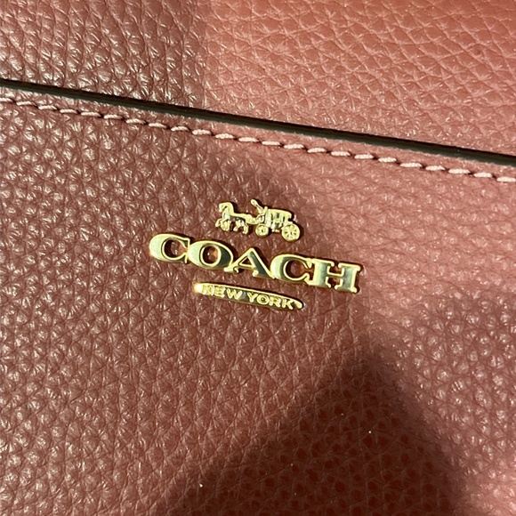 NWOT Coach Wine Zip Around Wallet/Wristlet - Picture 3 of 6